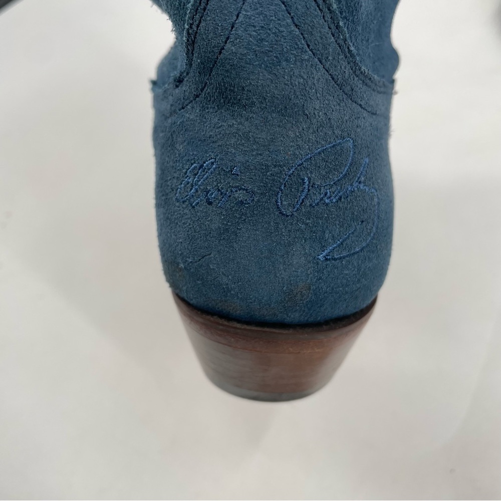 RARE! Women’s American Rebel Elvis Presley Blue Suede Boots - Picture 6 of 8